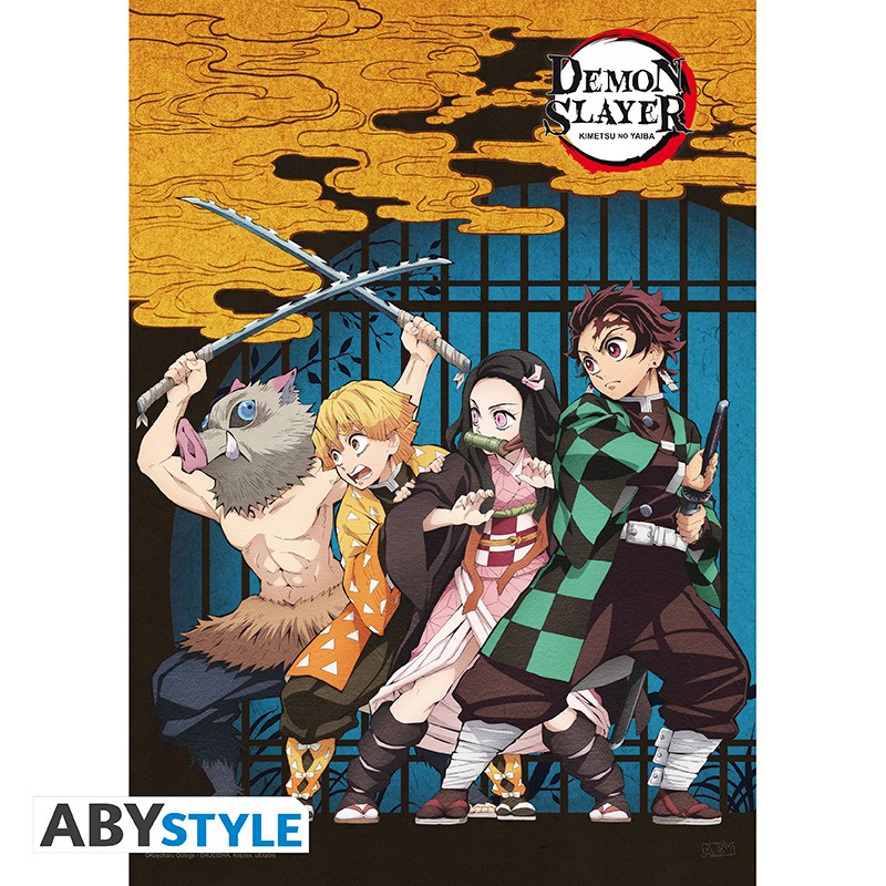 Poster - Flat - Demon Slayer - Staffel 1