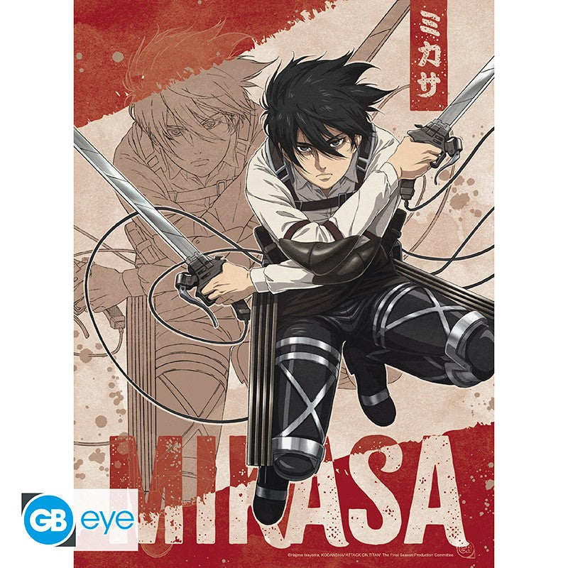 Poster - Flat - Attack on Titan - Persönlichkeiten