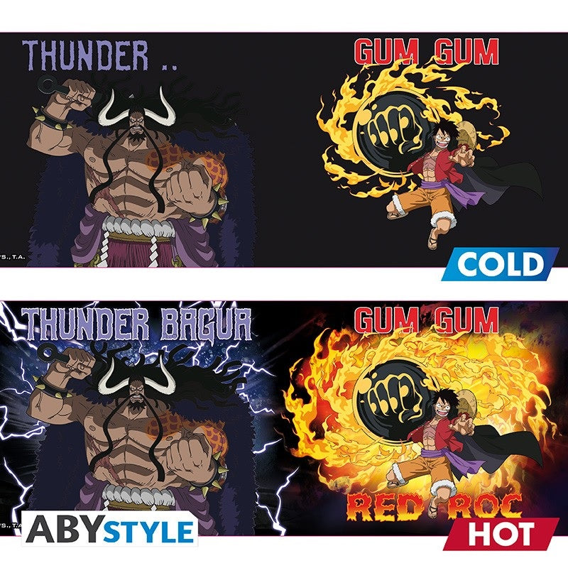 Becher - Thermoreaktiv - One Piece - Luffy vs Kaido