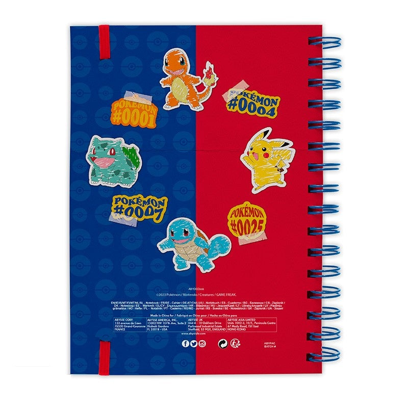 Notizbücher - Pokemon - Starters & Pikachu