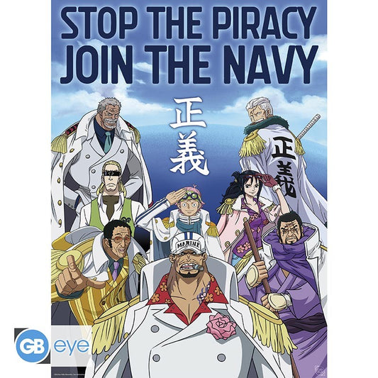 Poster - Flat - One Piece - Join The Navy