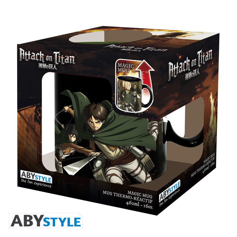 Becher - Thermoreaktiv - Attack on Titan - Titans