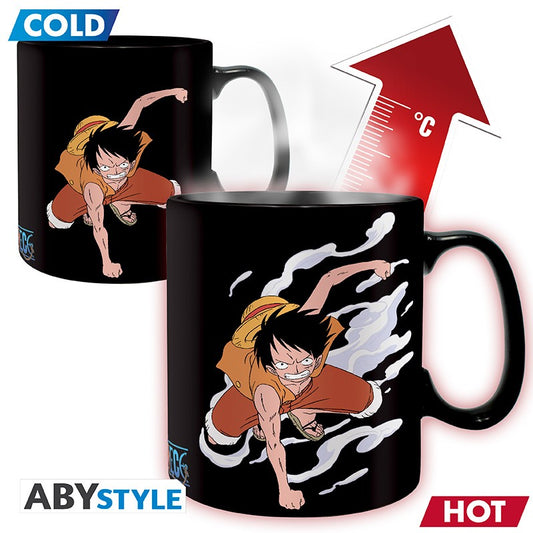 Becher - Thermoreaktiv - One Piece - Ace & Luffy