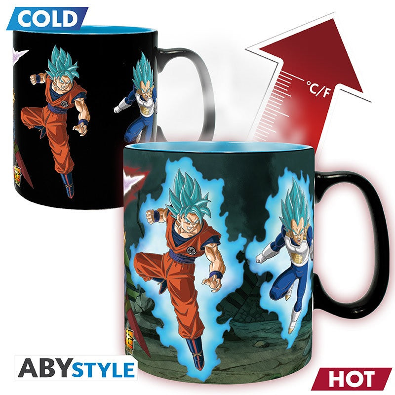 Becher - Thermoreaktiv - Dragon Ball - Saiyans vs Black