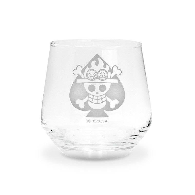 Glas - Packung mit 2 - One Piece - Ace & Luffy