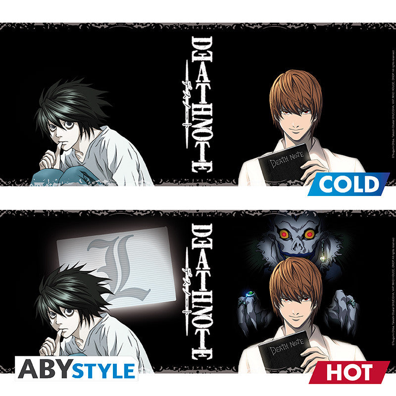 Becher - Thermoreaktiv - Death Note - Kira & L