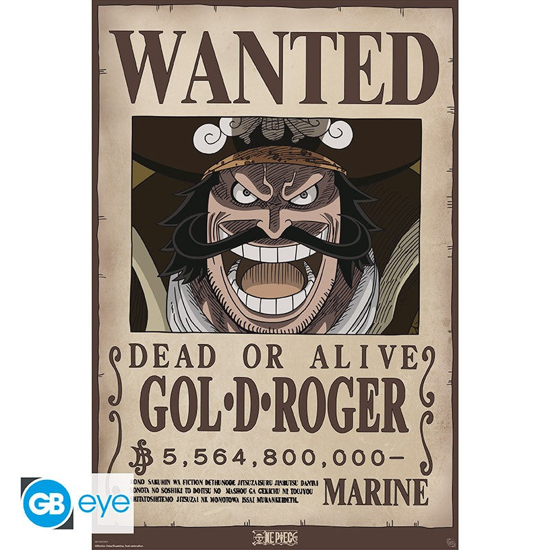 Poster - Gerollt und mit Folie versehen - One Piece - Gol D. Roger