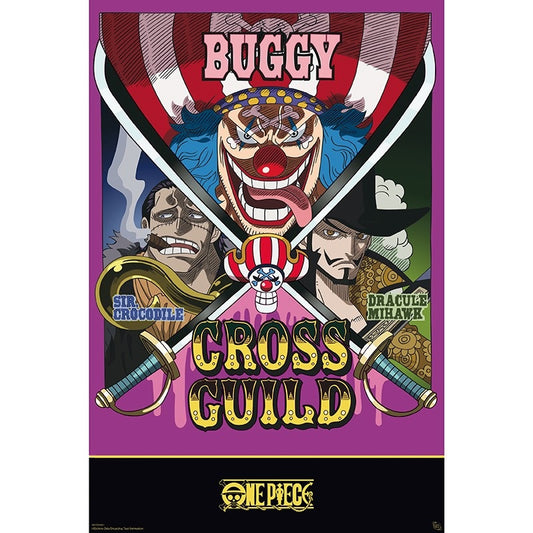 Poster - Gerollt und mit Folie versehen - One Piece - Cross Guild