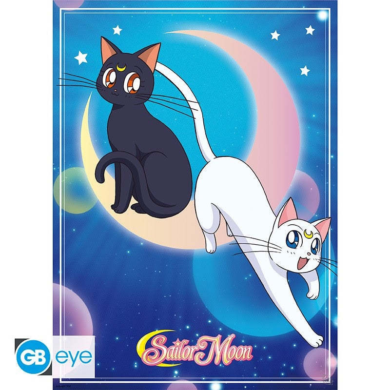 Poster - Packung mit 2 - Sailor Moon - Sailor Moon & Katzen