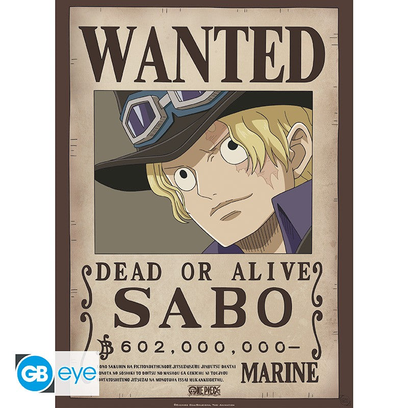Poster - Packung mit 2 - One Piece - Wanted Sabo & Ace