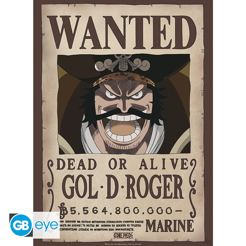 Poster - Packung mit 2 - One Piece - Wanted Roger & Newgate