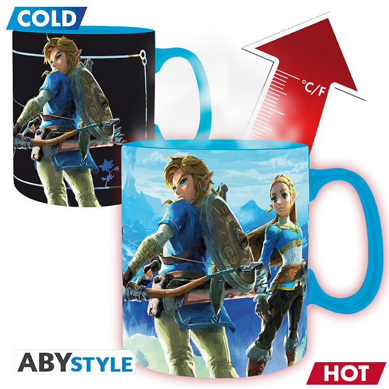 Becher - Thermoreaktiv - Zelda - Link & Zelda