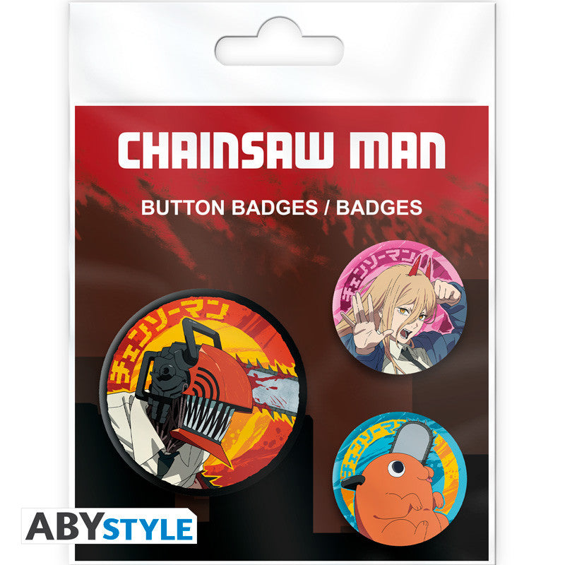 Abzeichen - Chainsaw Man - Chainsaw Man, Pochita, Power