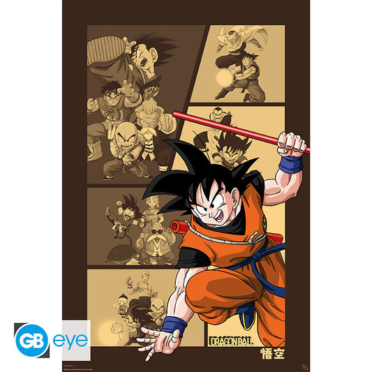 Poster - Gerollt und mit Folie versehen - Dragon Ball - Son Goku