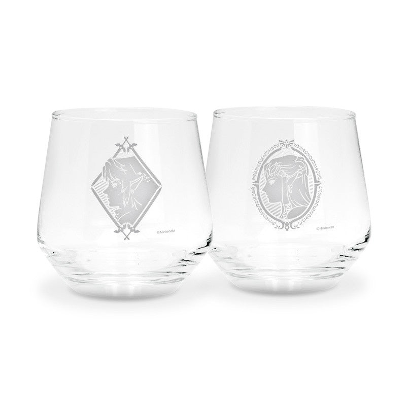 Glas - Packung mit 2 - Zelda - Zelda & Link