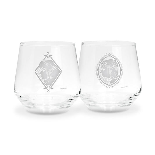 Glas - Packung mit 2 - Zelda - Zelda & Link