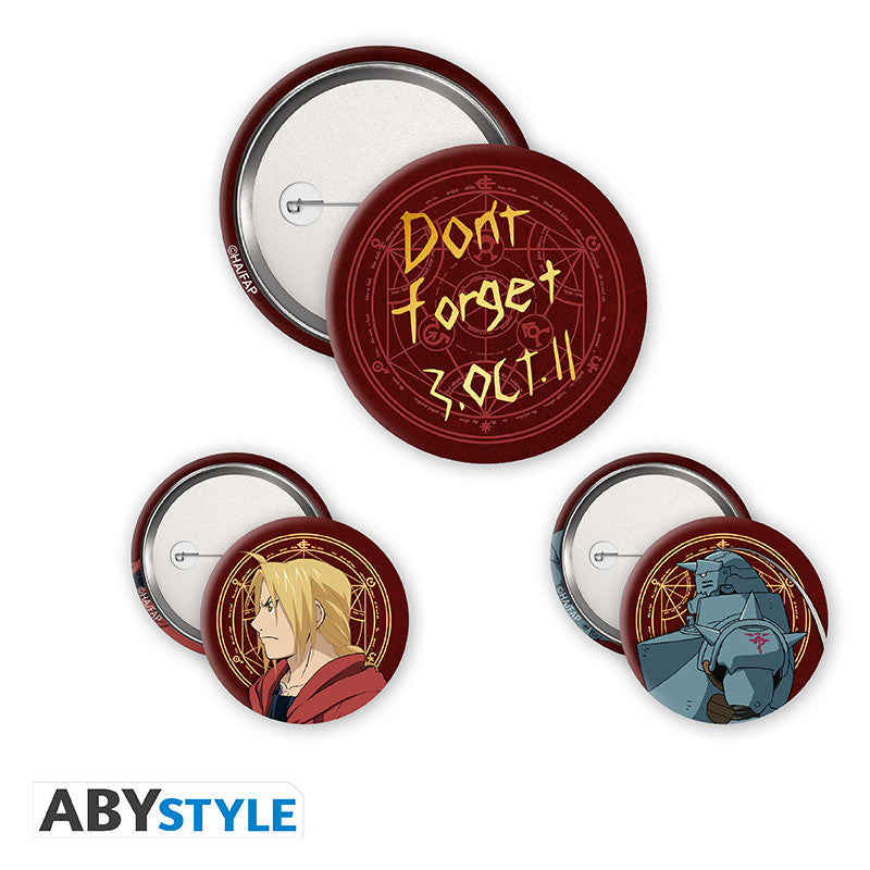 Abzeichen - Full Metal Alchemist - Alphonse & Edward