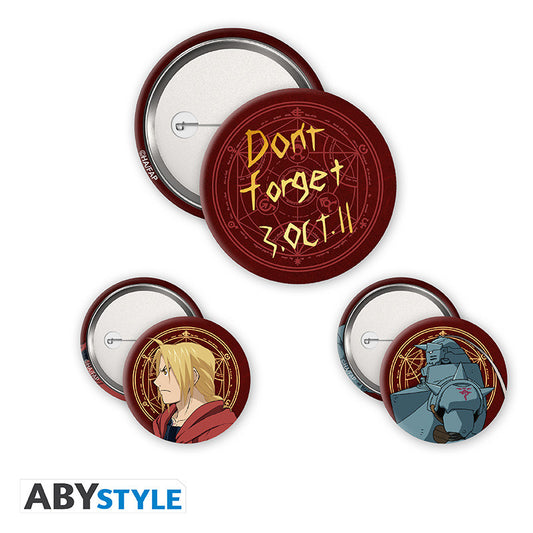 Abzeichen - Full Metal Alchemist - Alphonse & Edward