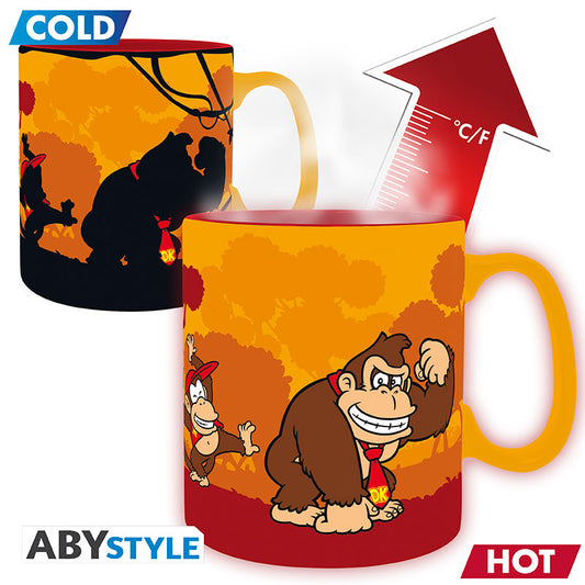 Becher - Thermoreaktiv - Donkey Kong - Diddy & Donkey