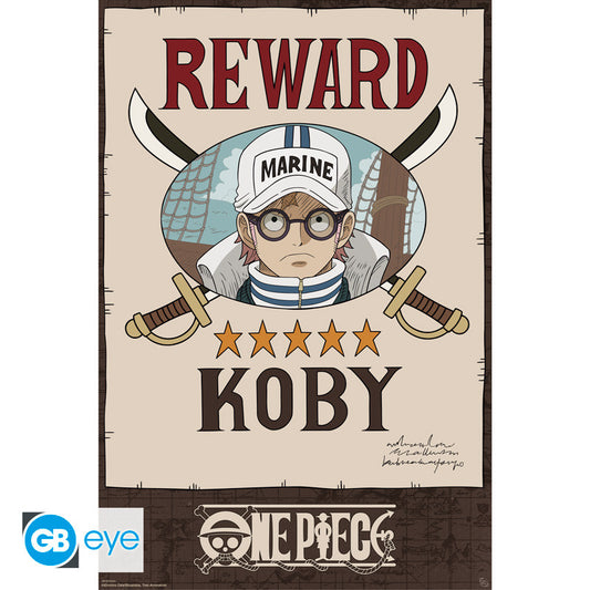 Poster - Gerollt und mit Folie versehen - One Piece - Koby