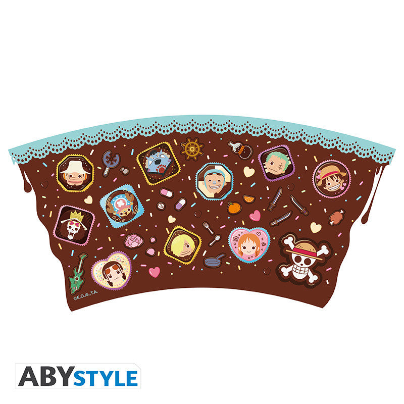 Becher - Tee - One Piece - Chibi Whole Cake Island