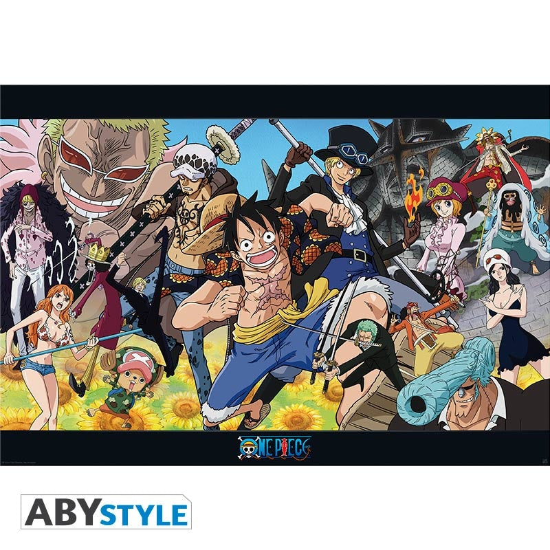 Poster - Gerollt und mit Folie versehen - One Piece - Dressrosa