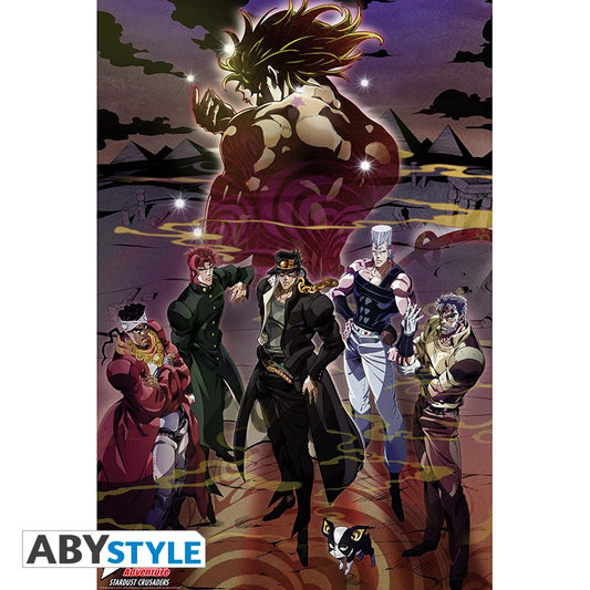 Poster - Gerollt und mit Folie versehen - Jojo's Bizarre Adventure - Gruppe