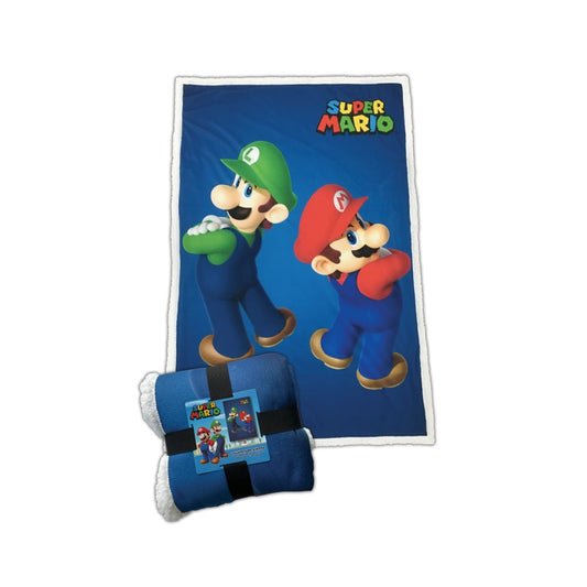 Bettdecke - Super Mario - Mario & Luigi