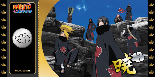 Sammlerticket - Golden Tickets Black Edition - Naruto - "5000pcs Limited" - Akatsuki
