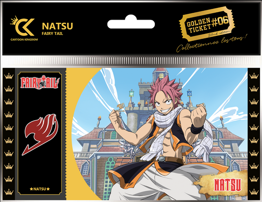 Sammlerticket - Golden Tickets Black Edition - Fairy Tail - Natsu Dragneel