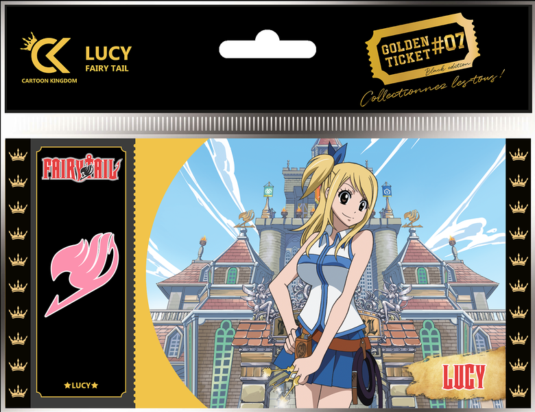 Sammlerticket - Golden Tickets Black Edition - Fairy Tail - Lucy Heartfilia