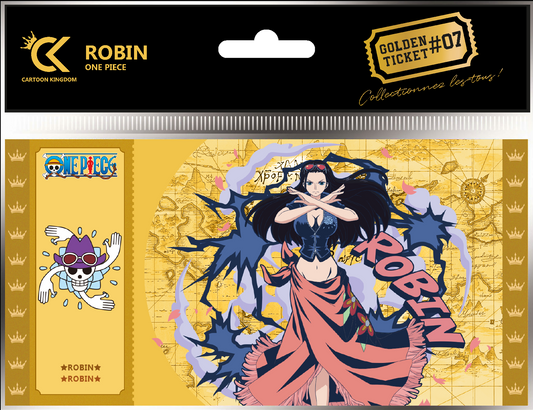 Sammlerticket - Golden Tickets Black Edition - One Piece - Nico Robin