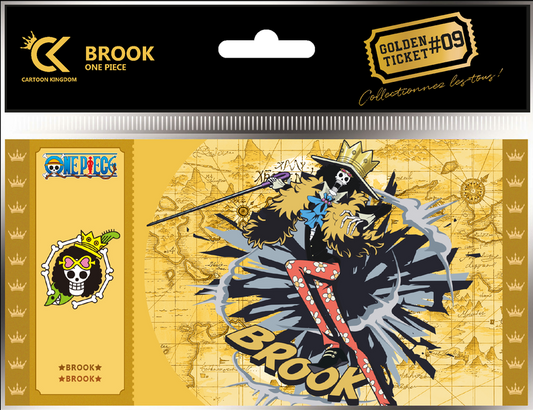 Sammlerticket - Golden Tickets Black Edition - One Piece - Brook