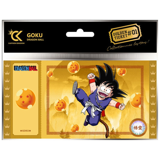 Sammlerticket - Golden Tickets Black Edition - Dragon Ball - Son Goku