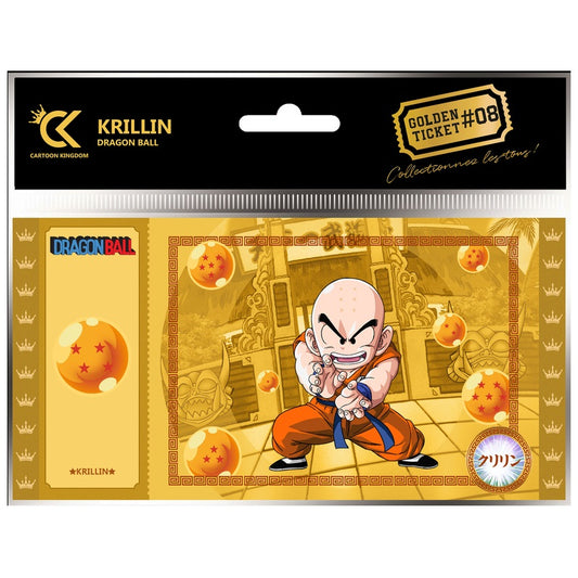 Sammlerticket - Golden Tickets Black Edition - Dragon Ball - Krillin