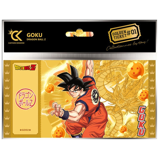 Sammlerticket - Golden Tickets Black Edition - Dragon Ball - Son Goku