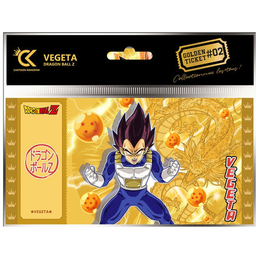 Sammlerticket - Golden Tickets Black Edition - Dragon Ball - Vegeta