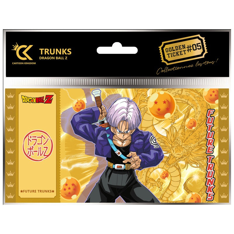 Sammlerticket - Golden Tickets Black Edition - Dragon Ball - Trunks