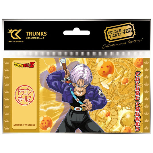 Sammlerticket - Golden Tickets Black Edition - Dragon Ball - Trunks