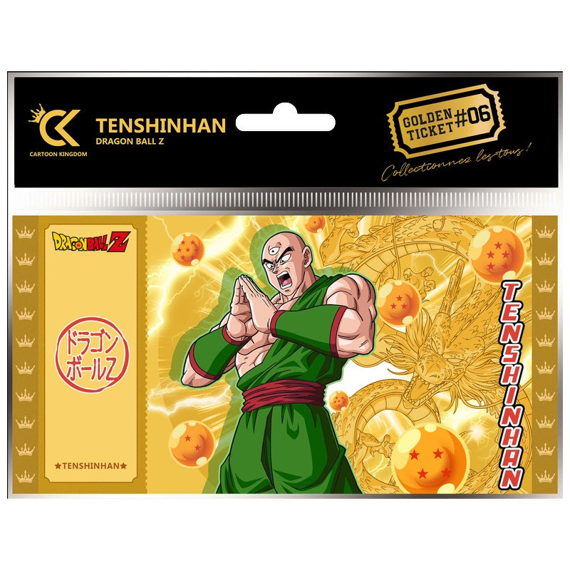 Sammlerticket - Golden Tickets Black Edition - Dragon Ball - Tenshinhan