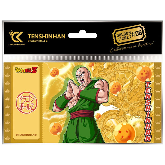 Sammlerticket - Golden Tickets Black Edition - Dragon Ball - Tenshinhan