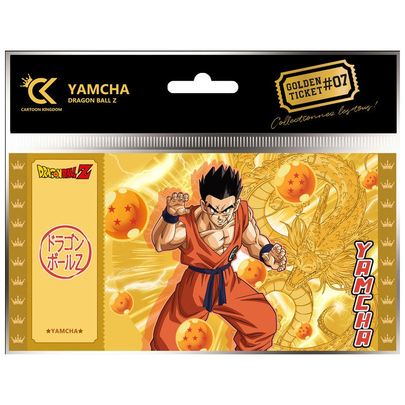 Sammlerticket - Golden Tickets Black Edition - Dragon Ball - Yamchu