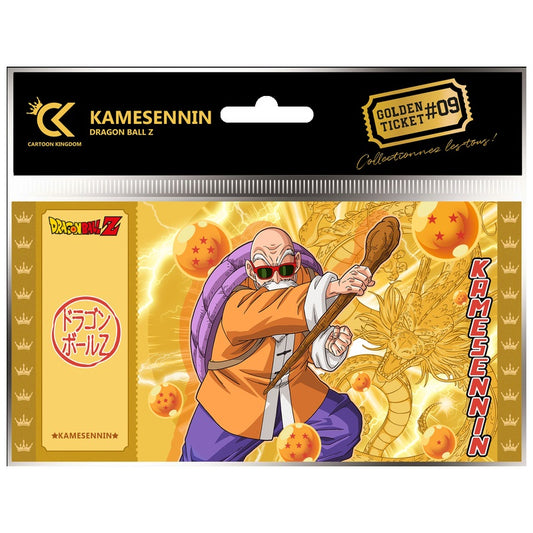 Sammlerticket - Golden Tickets Black Edition - Dragon Ball - Muten Roshi