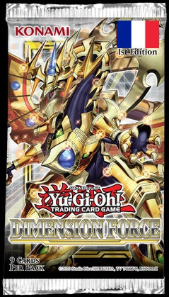 Sammelkarten - Booster in Blisterpackung - Yu-Gi-Oh! - Dimension Force - Booster Pack