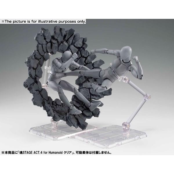 Figuren Zubehör - Saint Seiya - Impact-Effekt - Graue Version
