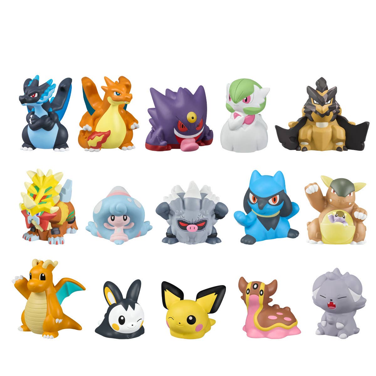 Statische Figur - Pokemon - Mega-Glurak  X & Mega-Glurak  Y