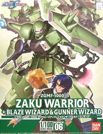 Modell - Reborn 100 - Gundam - Zaku Warrior + Blaze & Gunner