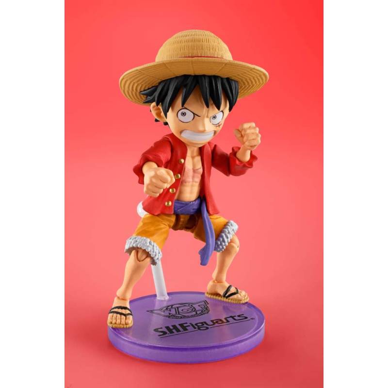 Gelenkfigur - S.H.Figuart - One Piece - World Collectable Figure X SH Figuarts - Monkey D. Ruffy