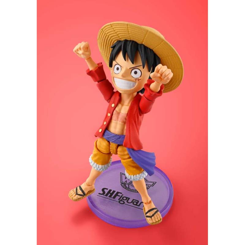 Gelenkfigur - S.H.Figuart - One Piece - World Collectable Figure X SH Figuarts - Monkey D. Ruffy
