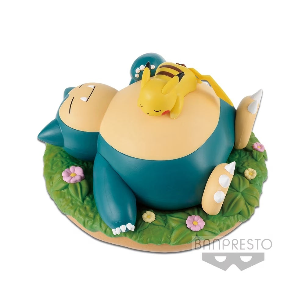 Statische Figur - Pokemon - Relaxo & Pikachu